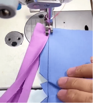 Sew a Straight Stitch Along Both Sides of the Slit