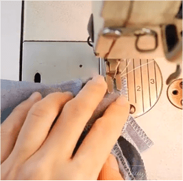 Fold and stitch
